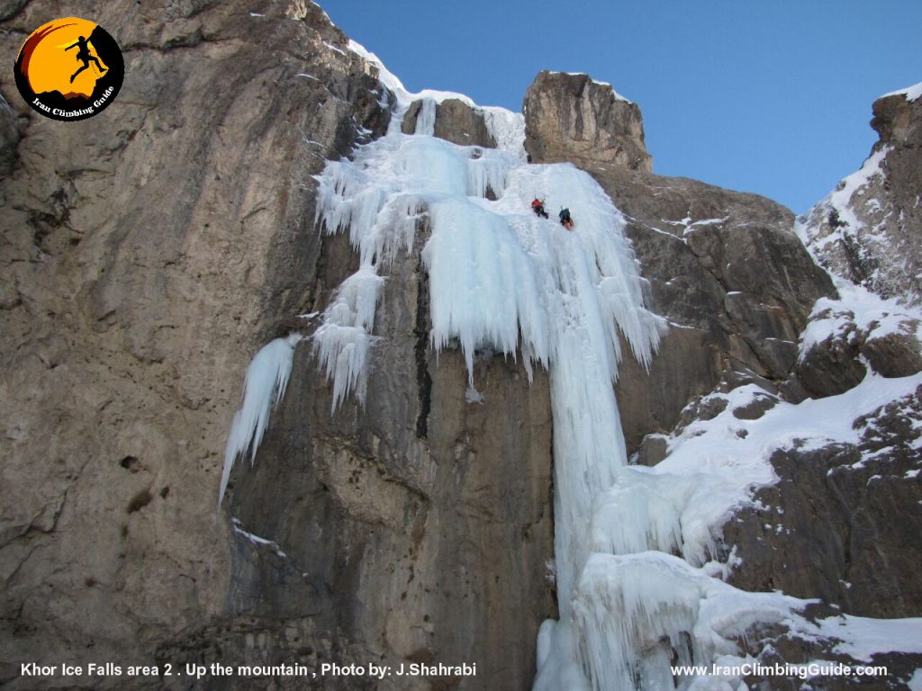Icefall in Iran 
